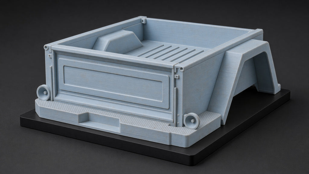 3D Printed 1/10 Scale 1963 Jeep Gladiator J200 Thriftside RC Crawler Body — The Truck from Tremors