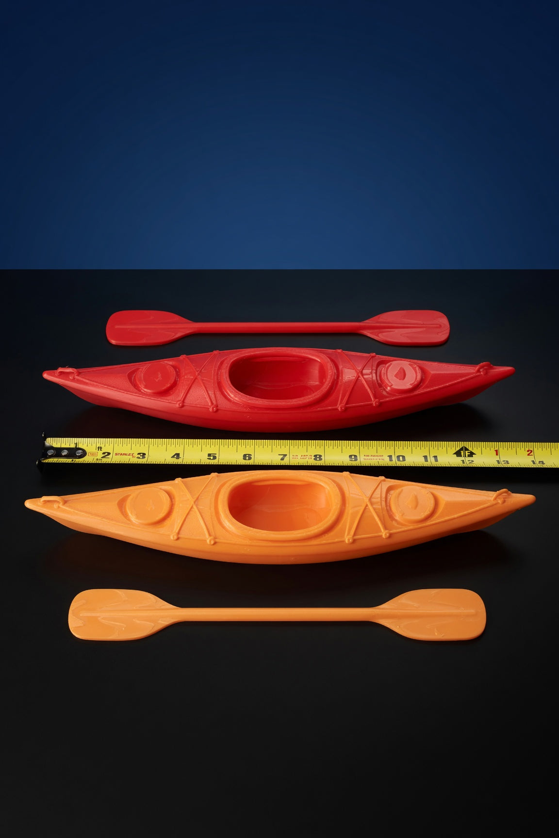 1/10 Scale 3D Printed Kayak with Paddle TRX-4 Overland Accessory