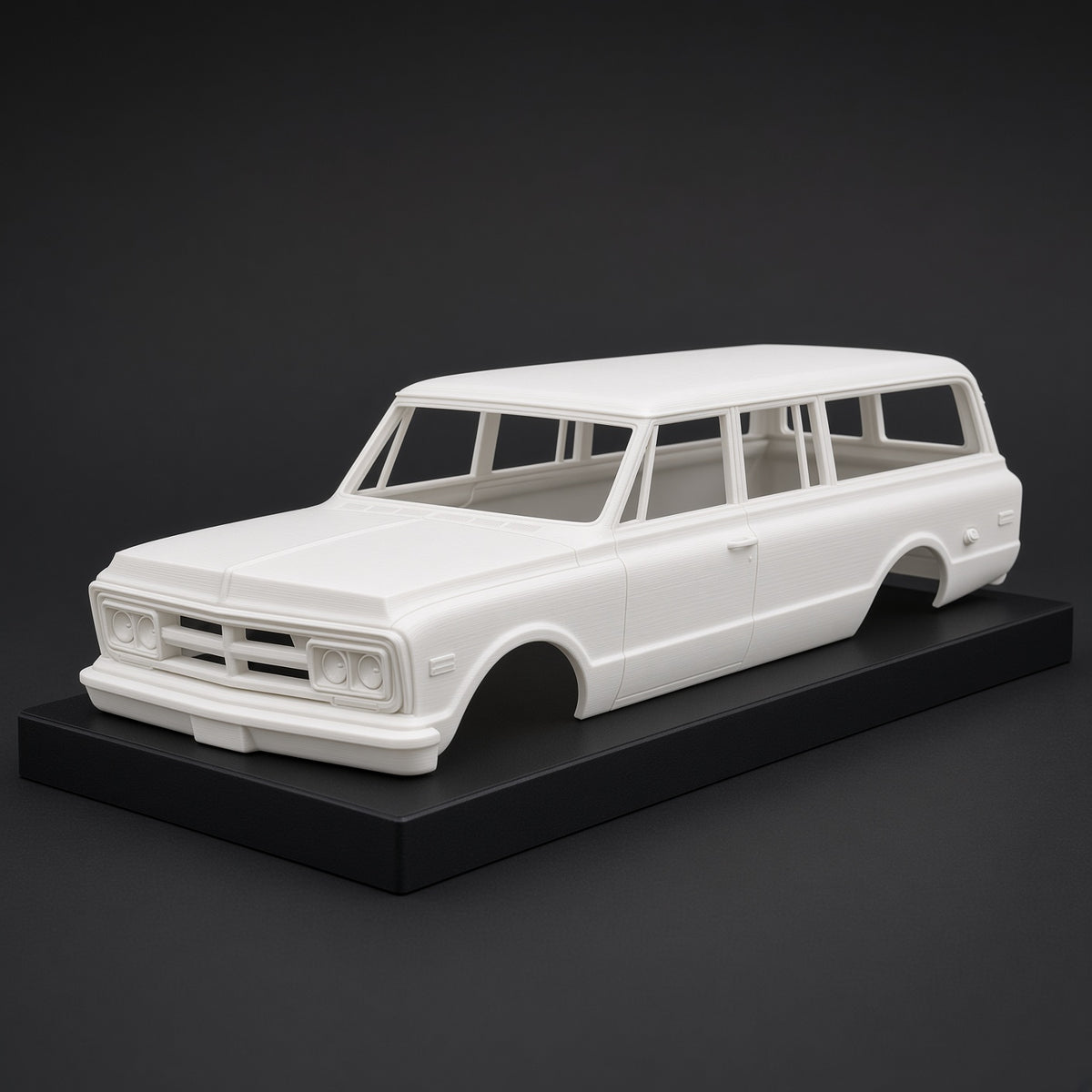 3D Printed 1972 GMC Suburban 1/10 RC Crawler Body — SCX10 III Gladiator, 13.9” Wheelbase