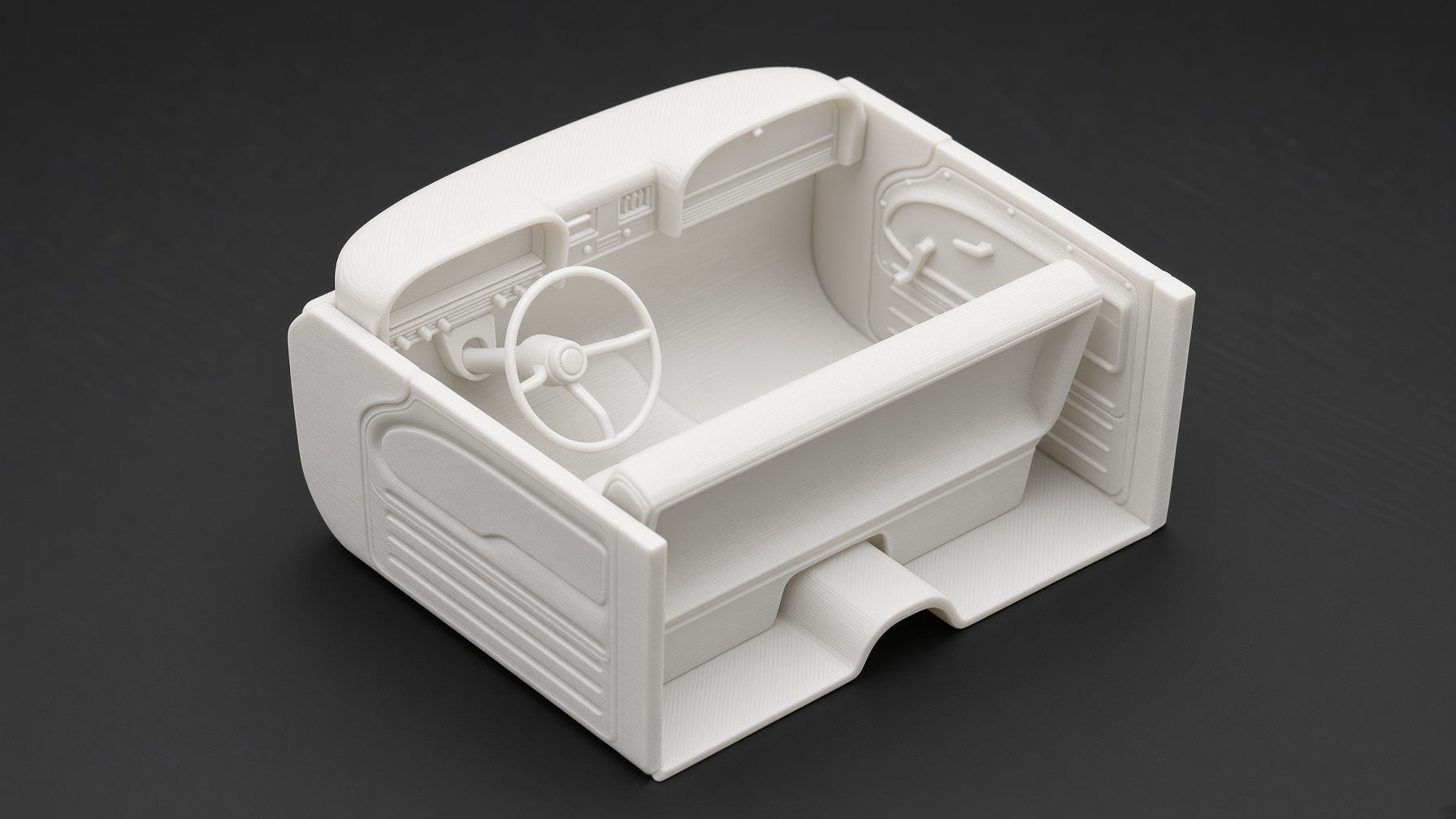1/10 Scale 3D Printed Interior Kit for 1965 GMC Stepside Pickup Truck RC Body
