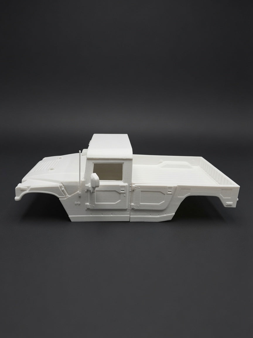 1/10 Scale 3D Printed Humvee 2-Door Truck Body RC Crawler