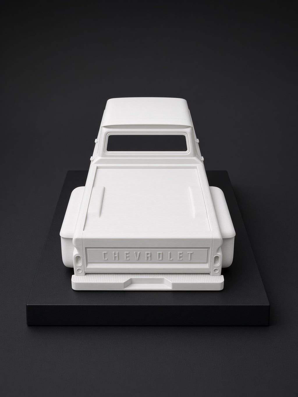 3D Printed 1/10 Scale 1965 Chevy 4-Door Dually Pickup Body — Fits CEN Sicario, F-450, DL Series