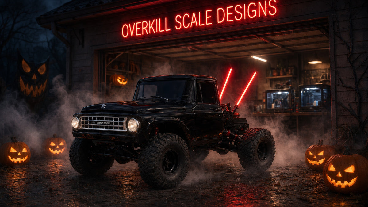 1/10 Scale 3D Printed 1964 International Half Cab RC Crawler Body