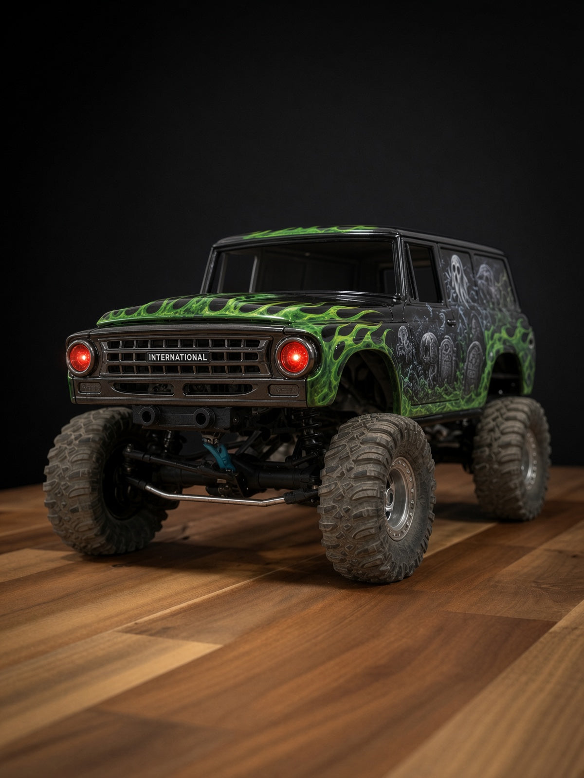 1/10 Scale 3D Printed 1964 International Travelall Panel Truck RC Crawler Body