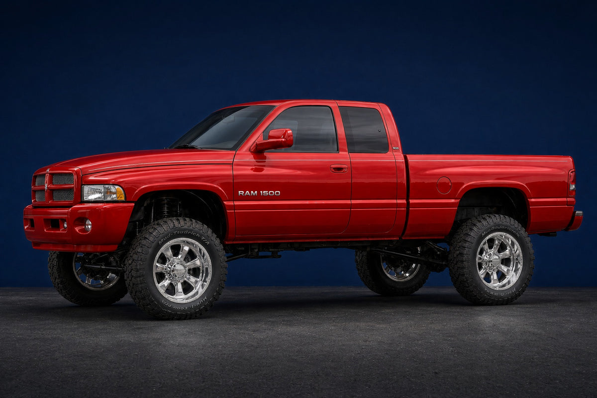 3D Printed 2nd Gen Dodge Ram 1500 Pickup 1/10 RC Crawler Body — 13.9” Wheelbase