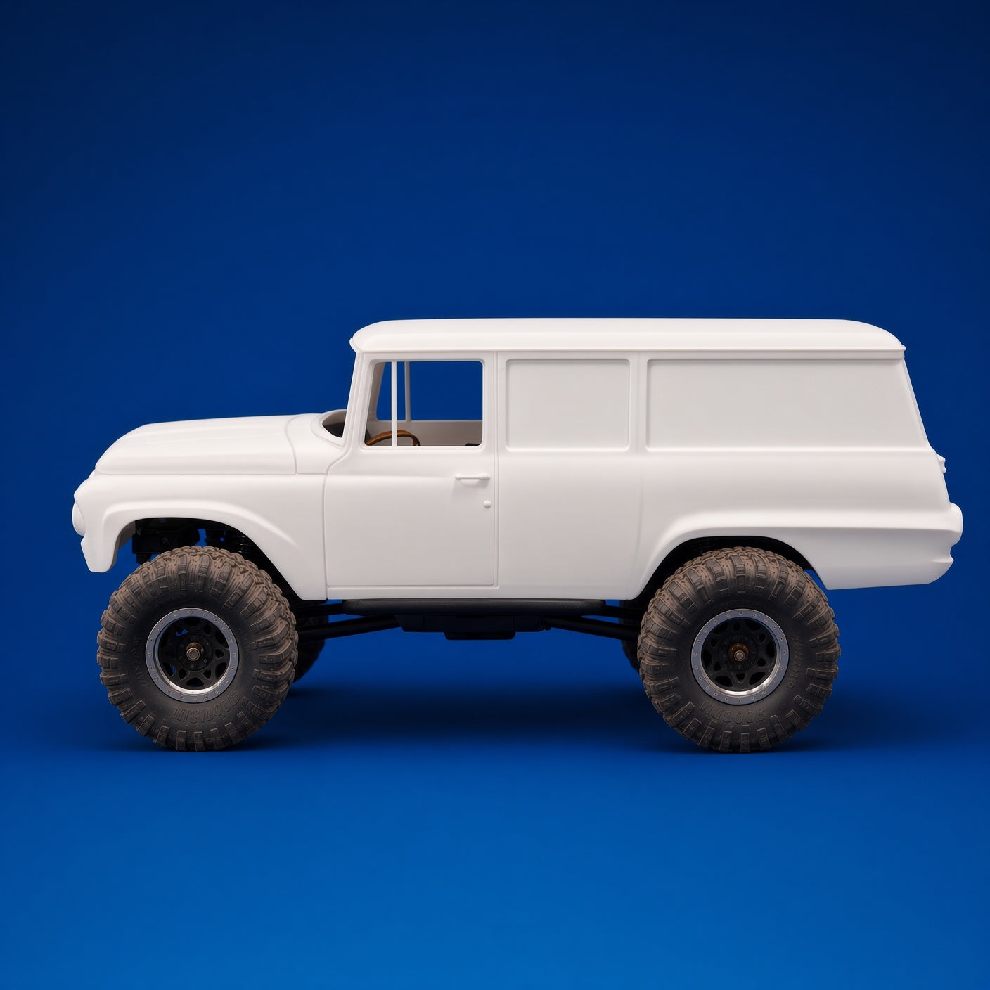 1/10 Scale 3D Printed 1964 International Travelall Panel Truck RC Crawler Body