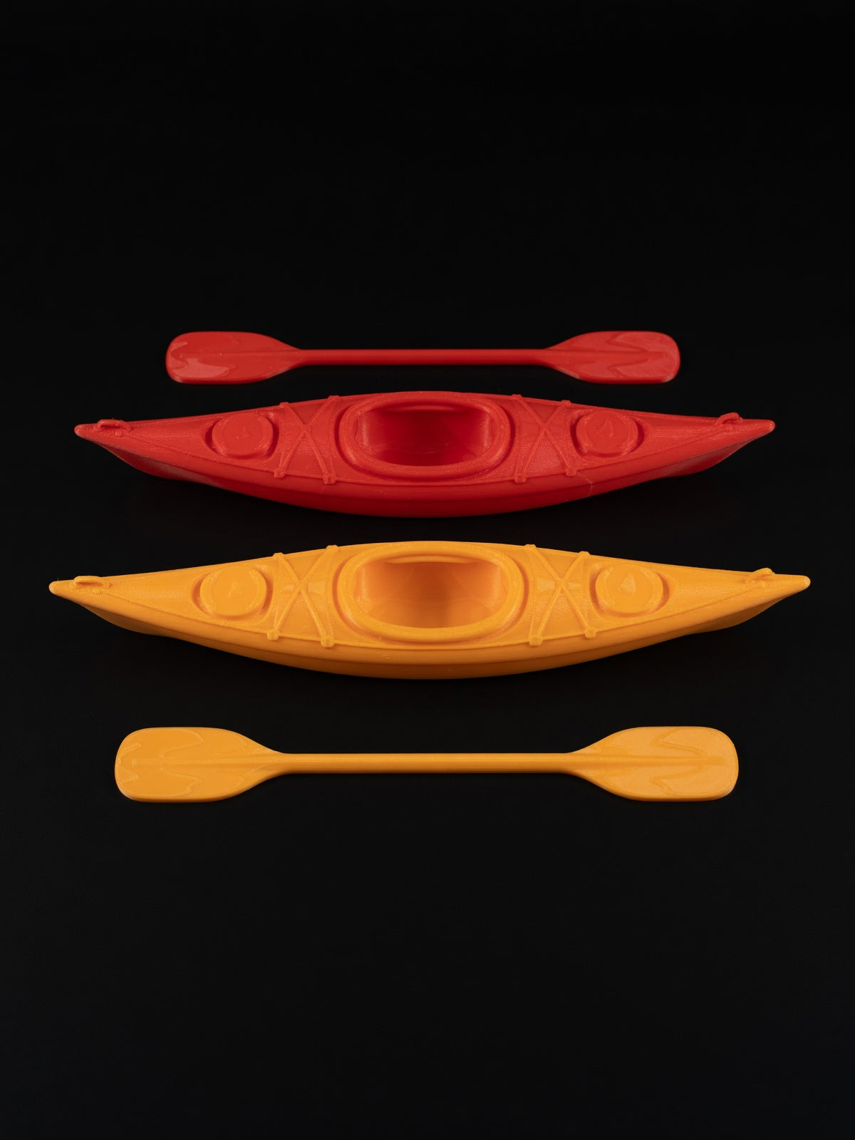 1/10 Scale 3D Printed Kayak with Paddle TRX-4 Overland Accessory