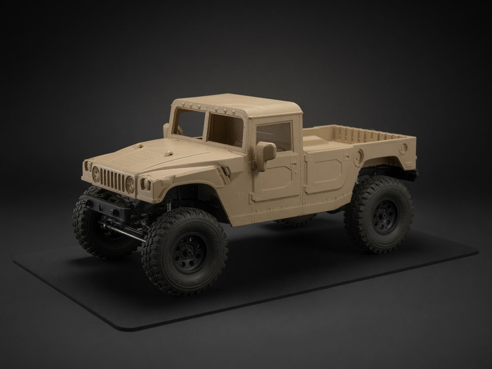 1/10 Scale 3D Printed Humvee 2-Door Truck Body RC Crawler