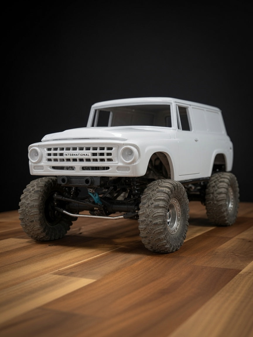 1/10 Scale 3D Printed 1964 International Travelall Panel Truck RC Crawler Body