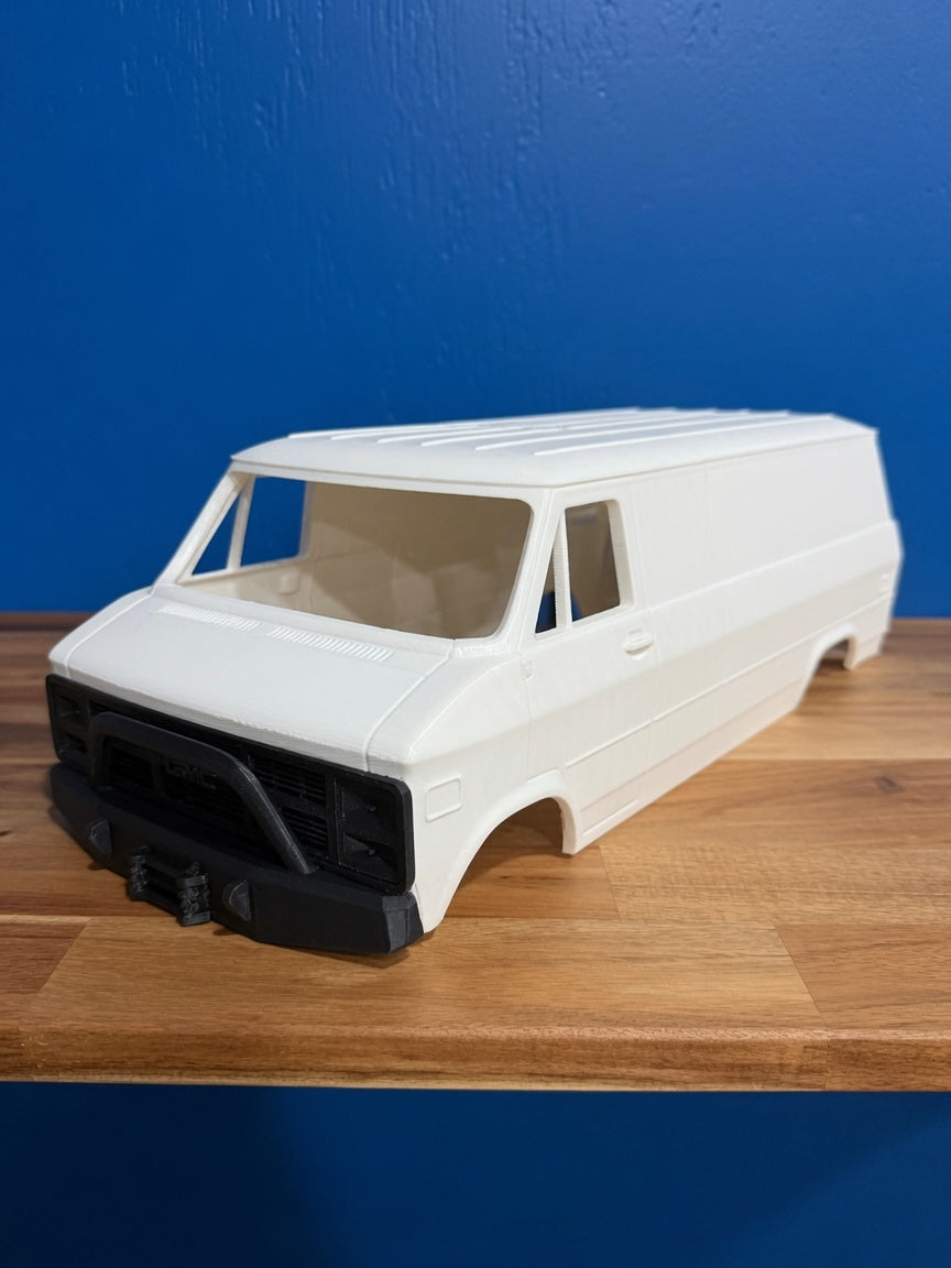 1983 GMC van 1/10 scale rc body