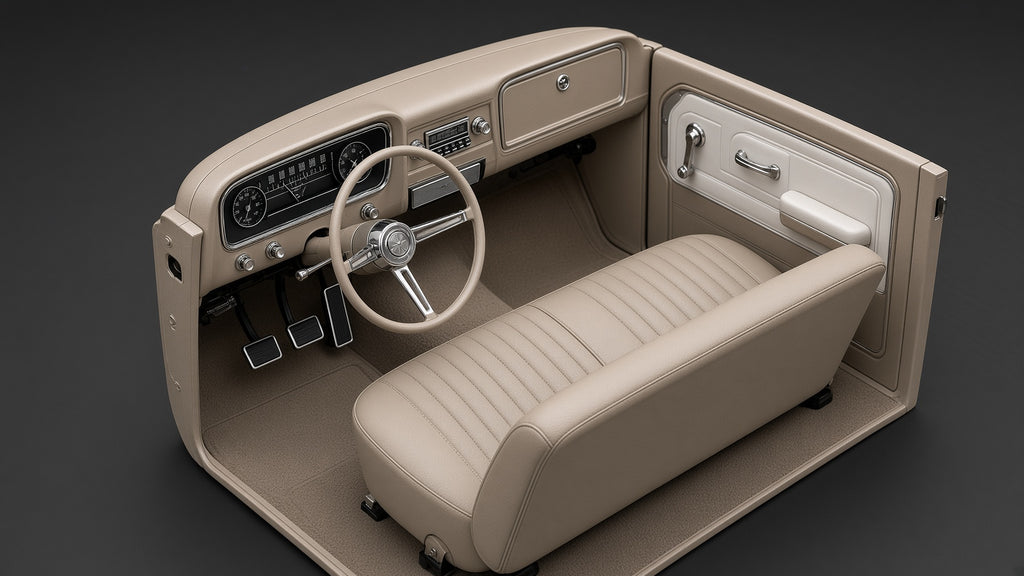 1/10 Scale 3D Printed Interior Kit for 1965 GMC Stepside Pickup Truck RC Body