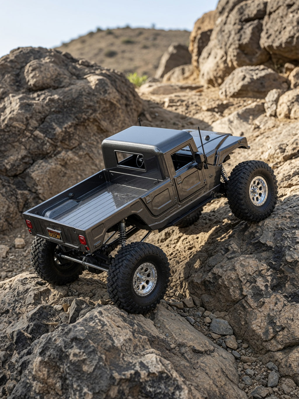 1/10 Scale 3D Printed Humvee 2-Door Truck Body RC Crawler