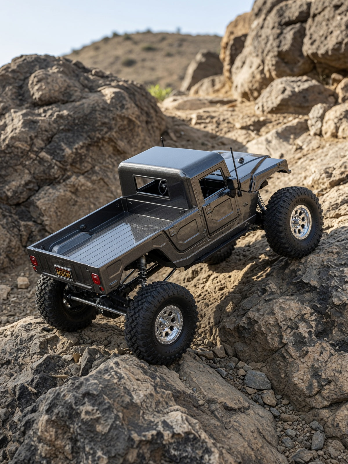 1/10 Scale 3D Printed Humvee 2-Door Truck Body RC Crawler