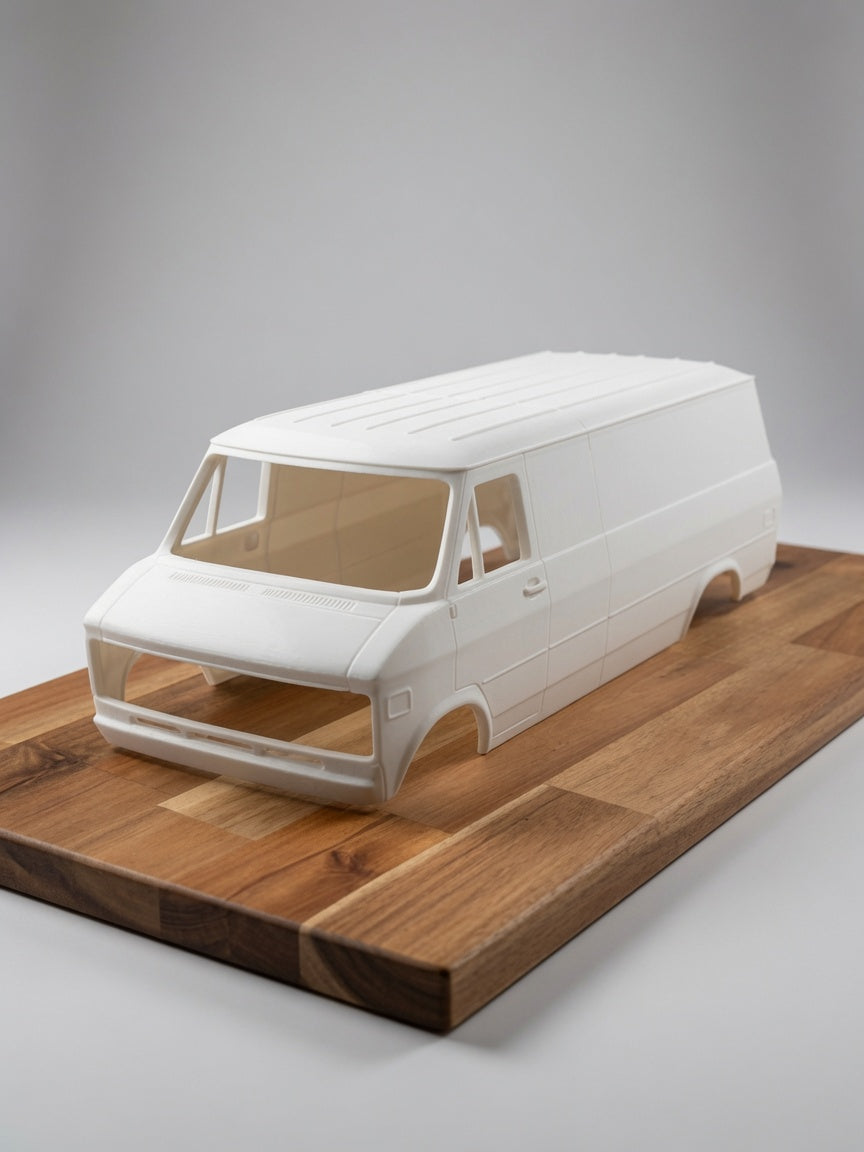 1983 GMC van 1/10 scale rc body