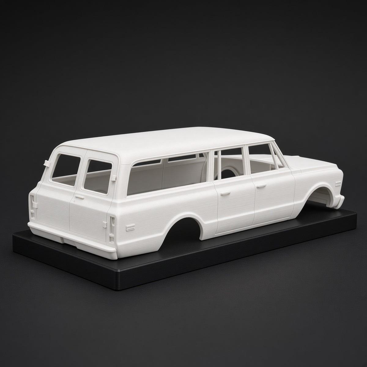 3D Printed 1972 GMC Suburban 1/10 RC Crawler Body — SCX10 III Gladiator, 13.9” Wheelbase