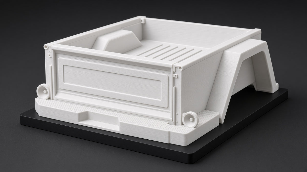 3D Printed 1/10 Scale 1963 Jeep Gladiator J200 Thriftside RC Crawler Body — The Truck from Tremors