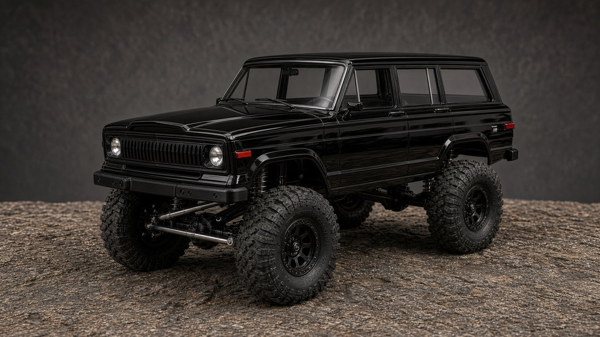 1/10 Scale 3D Printed 1973 Jeep Grand Wagoneer RC Crawler Body