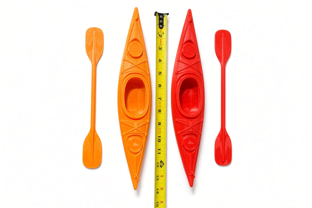 1/10 Scale 3D Printed Kayak with Paddle TRX-4 Overland Accessory