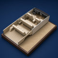 1/10 Scale 3D Printed Interior Kit for 1972 GMC Suburban RC Body
