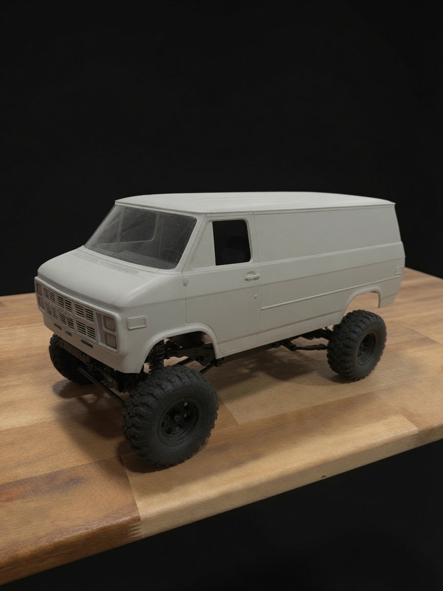 1983 GMC van 1/10 scale rc body